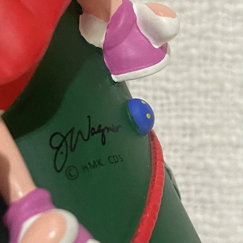 Maxine & Dog Floyd Decorating Christmas Tree‎ Large Gold Star Figurine 9 3/4